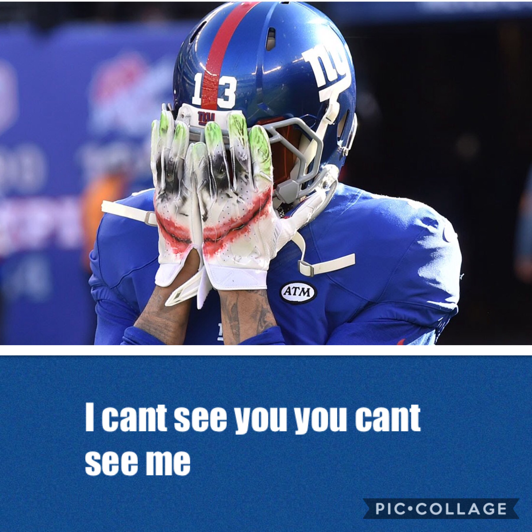 #I cant see you you cant see me!