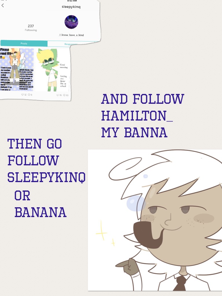 And follow hamilton_ my banna