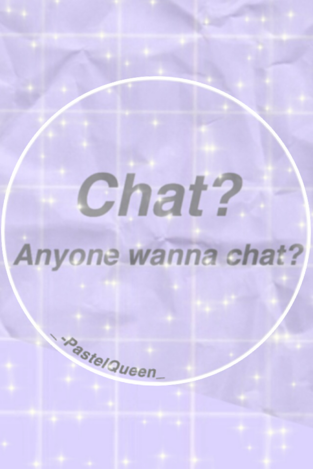 Anyone wanna chat?👌🏻👊🏻