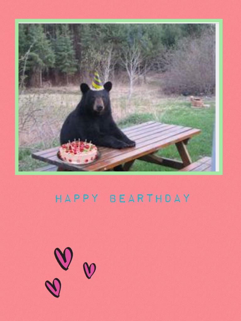 Happy Bearthday TO ᗰE!! ᗰY ᗷIᖇTᕼᗪᗩY Iᔕ ᔕOOOOOO ᔕOOᑎ I ᑕᗩᑎ'T ᗯᗩIT!! 🔜🎉🎁
