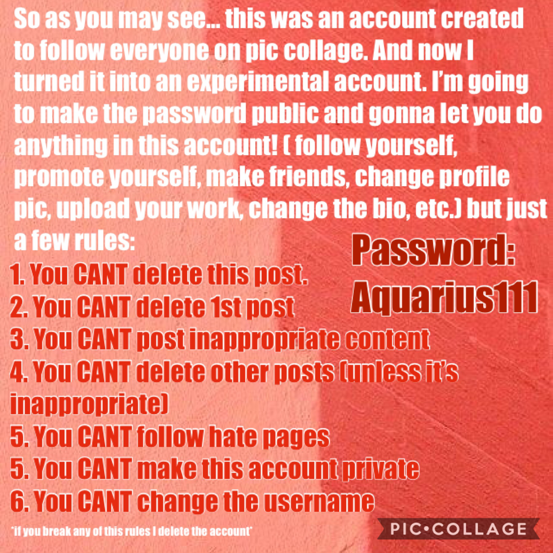 Password
Aquarius111 