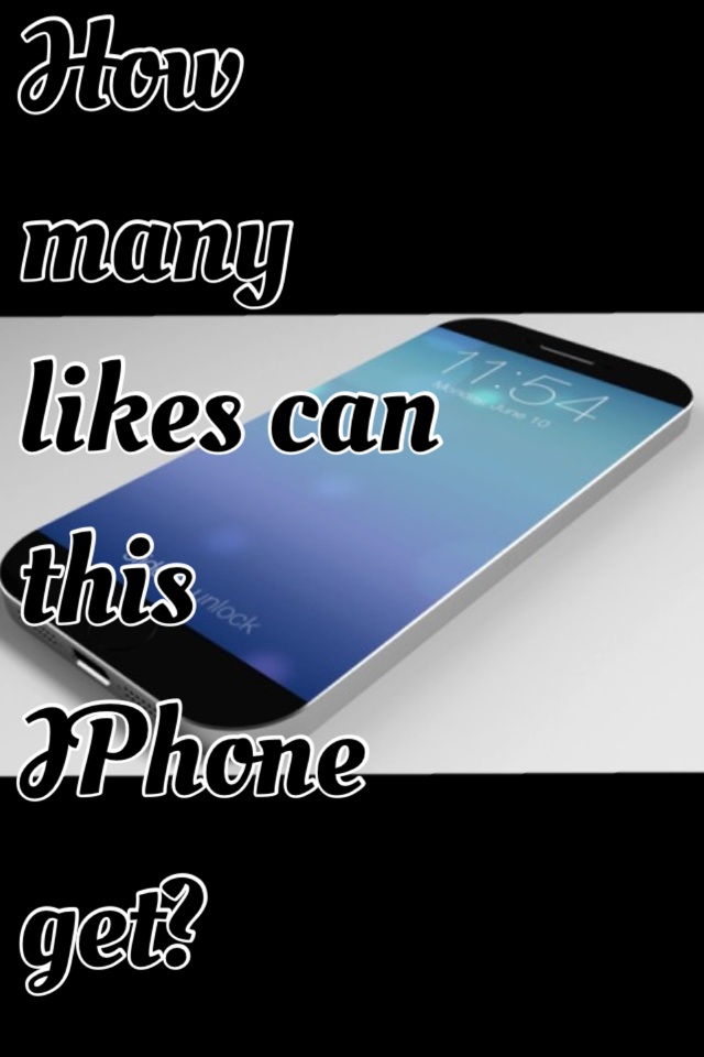 How many likes can this IPhone get?