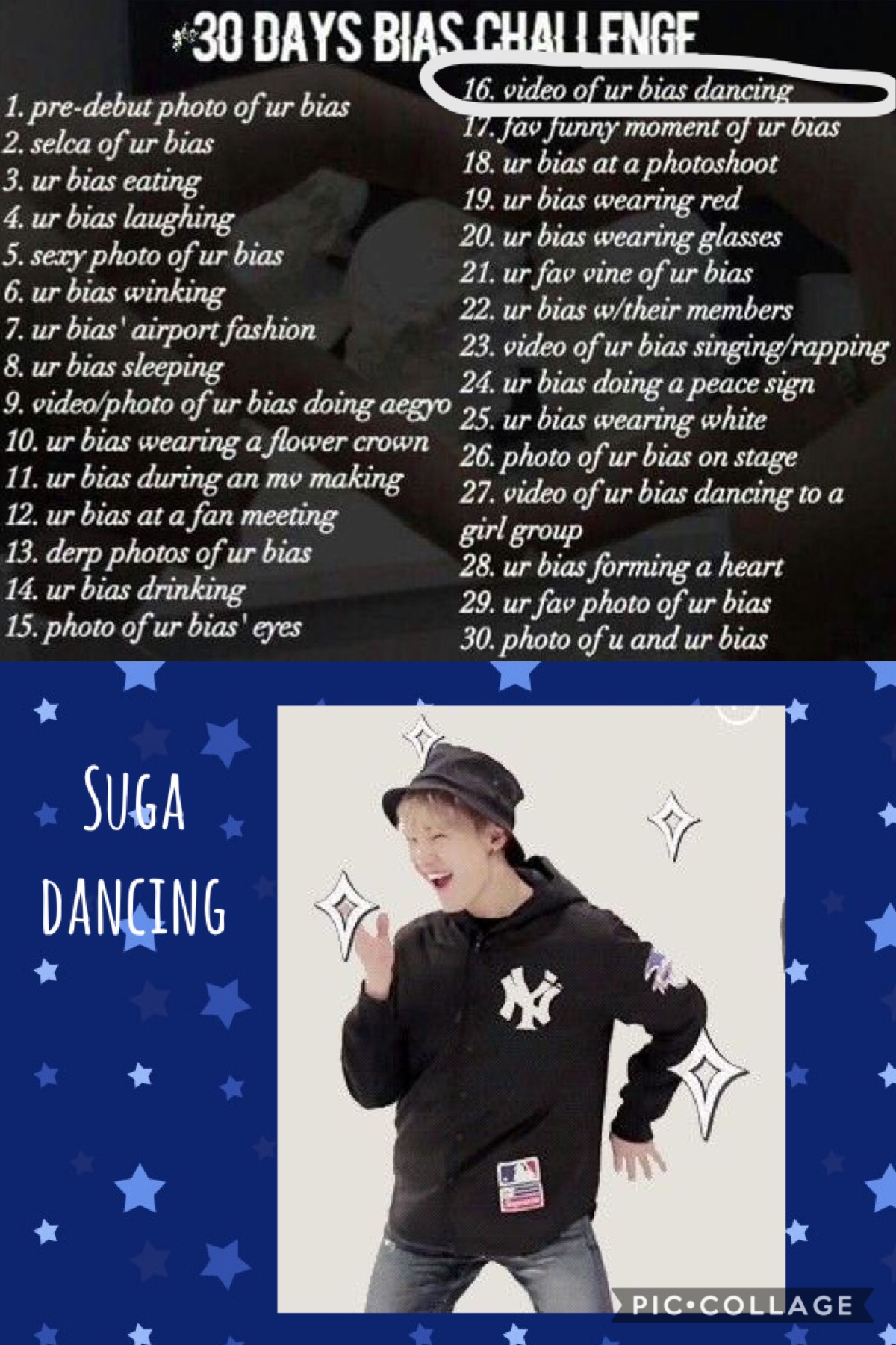 Suga dancing. Also again thank you so so much Adorable_edits for making me this Lovely Icon 😁