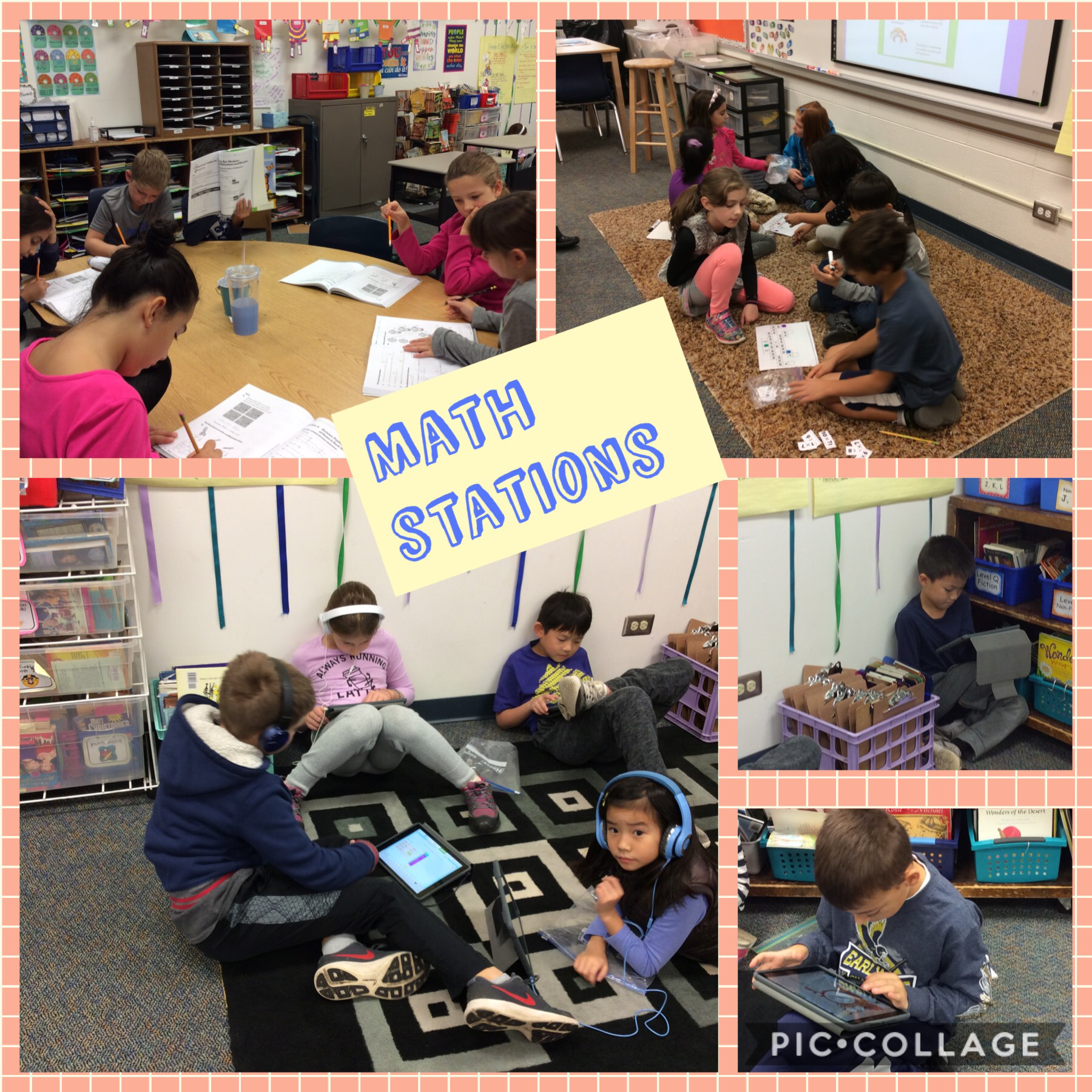 Math stations #d30learns