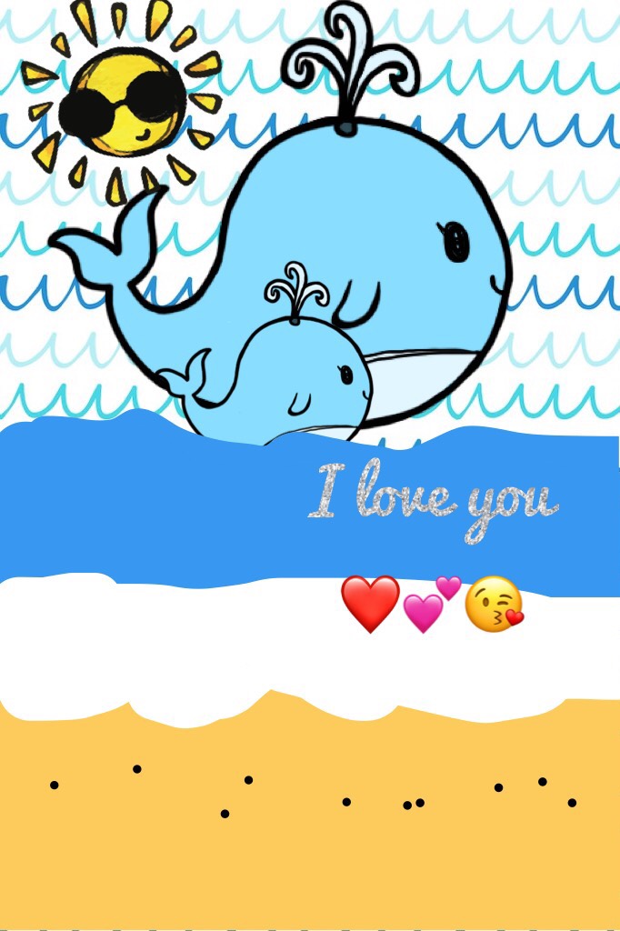 I love you ❤️💕😘 who loves whales 🐳 like this if you love beluga whales 🐳 please remix this about another animal you love ❤️ 