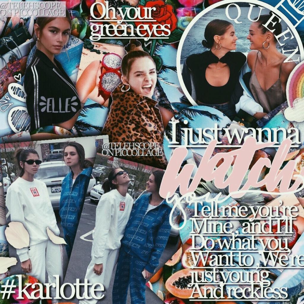 TAP TAP🏹
So here’s a complex edit of #karlotte MY FAV FRIENDSHIP EVAAAA , and also it’s Kaia’s bd so HAPPY BIRTHDAY KAIAAA . 
Qotd : who’s your fav teen model ?
Aotd : Charlotte Lawrence :)🌷
-Elle🧝🏻‍♀️