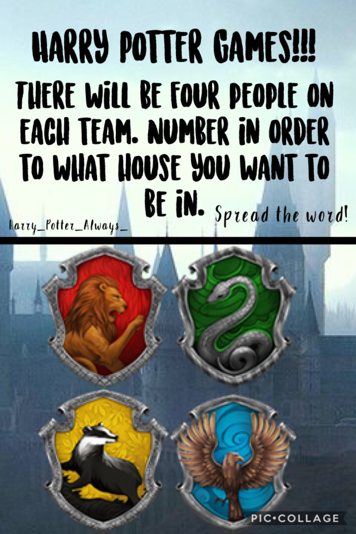Harry Potter Games! Remix what house you want in order!!! 