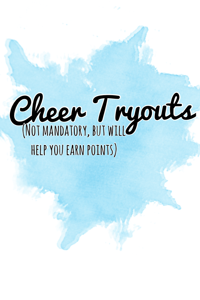 Cheer Tryouts:
