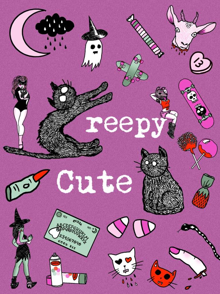 Creepy Cute stickers for #Halloween!