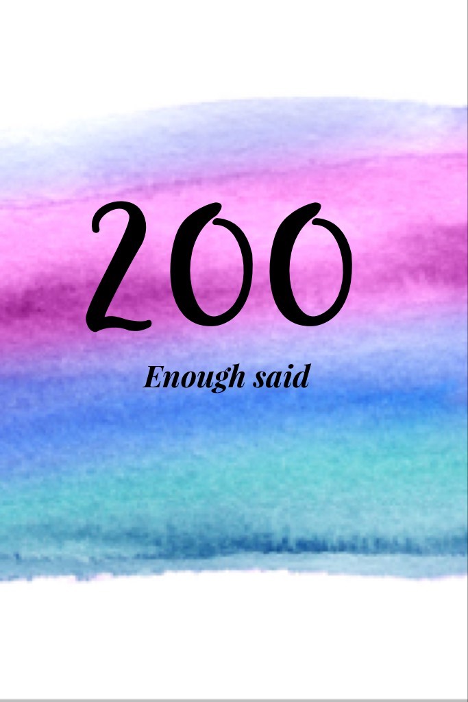 200... Thanks So Much I love u all....