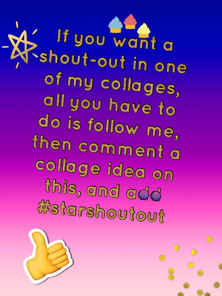 Want me to give you a shout-out? I will have 3-5 people in each collage for shout-outs. I will post shout-out collages weekly.