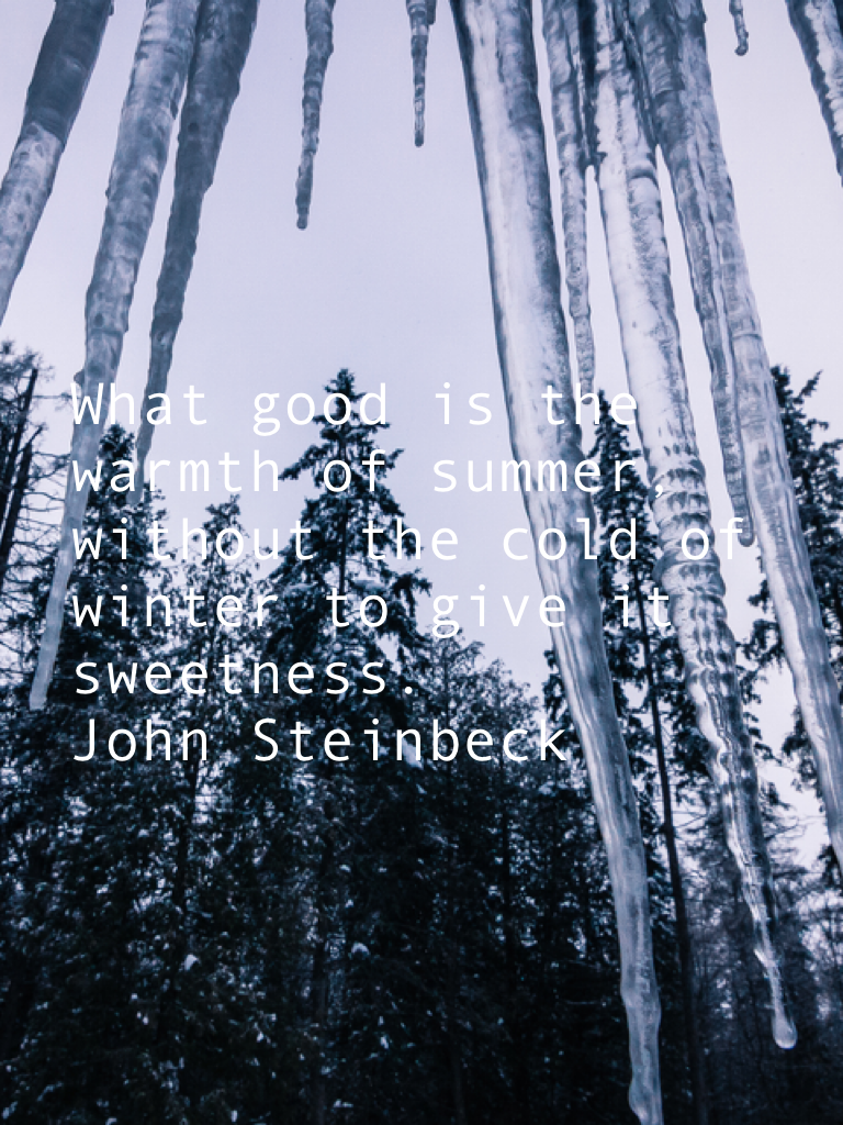 Winter quote 