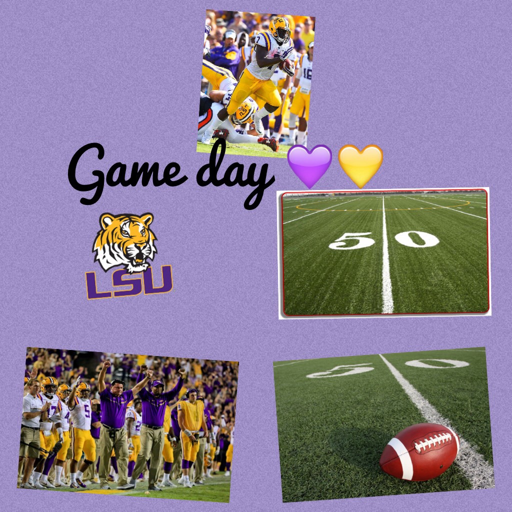 Game day 💜💛


Yay can't wait 