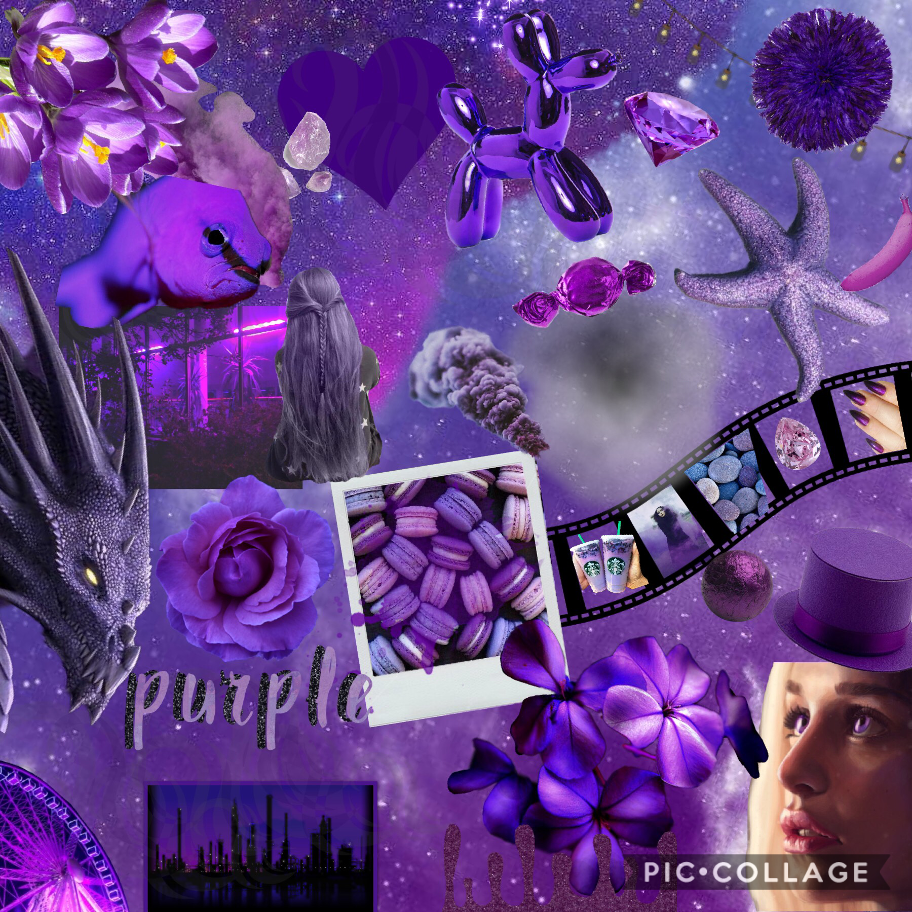 PuRpLe
I saw someone posted a collage that was all purple, so this is inspired by them. I can’t remember who it was though.
