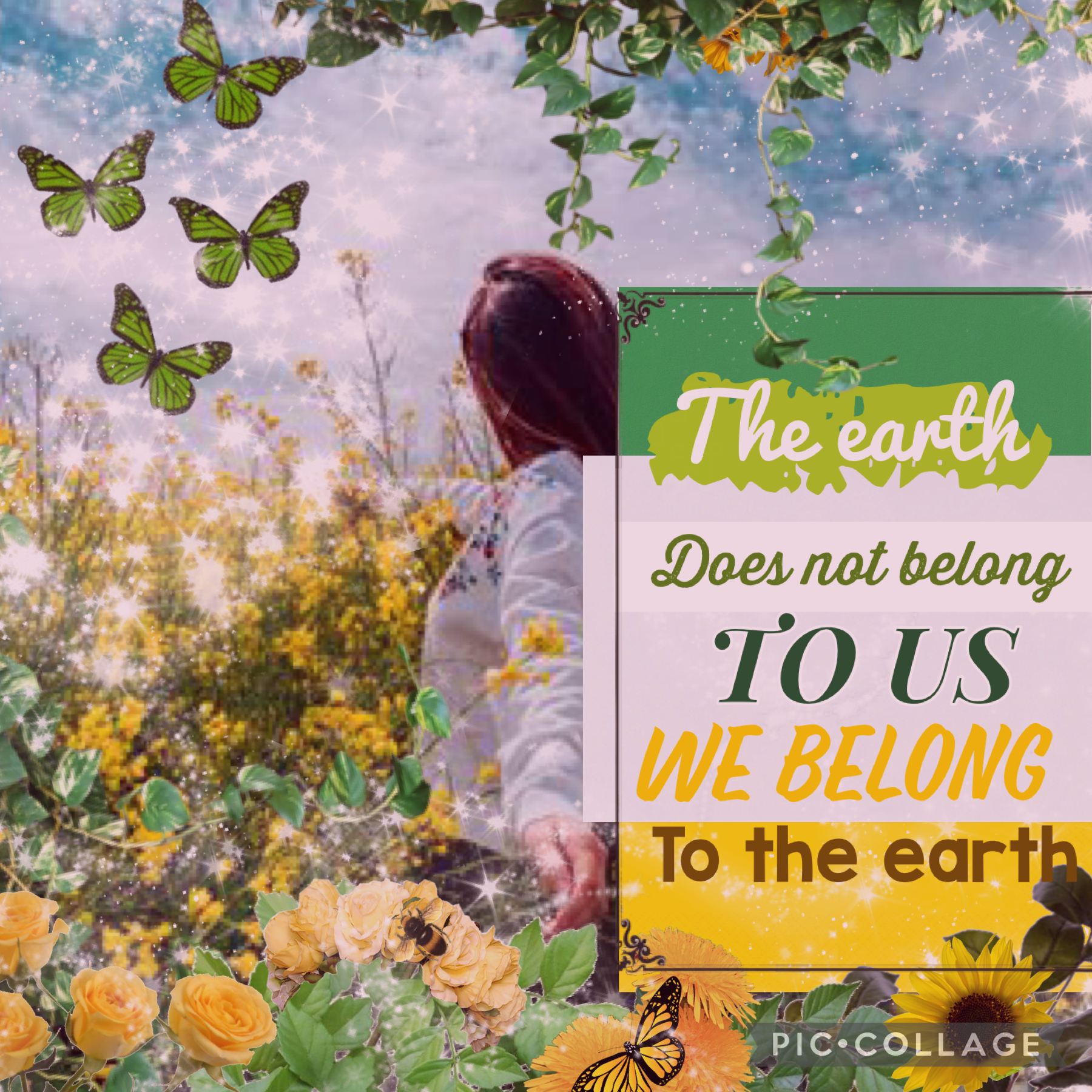 Happy earth day! We belong to earth, so we have to take good care of it. Planting trees, picking up trash, and even turning off the lights when you’re done using them are great ways to take care of earth! 😄🌎🌳