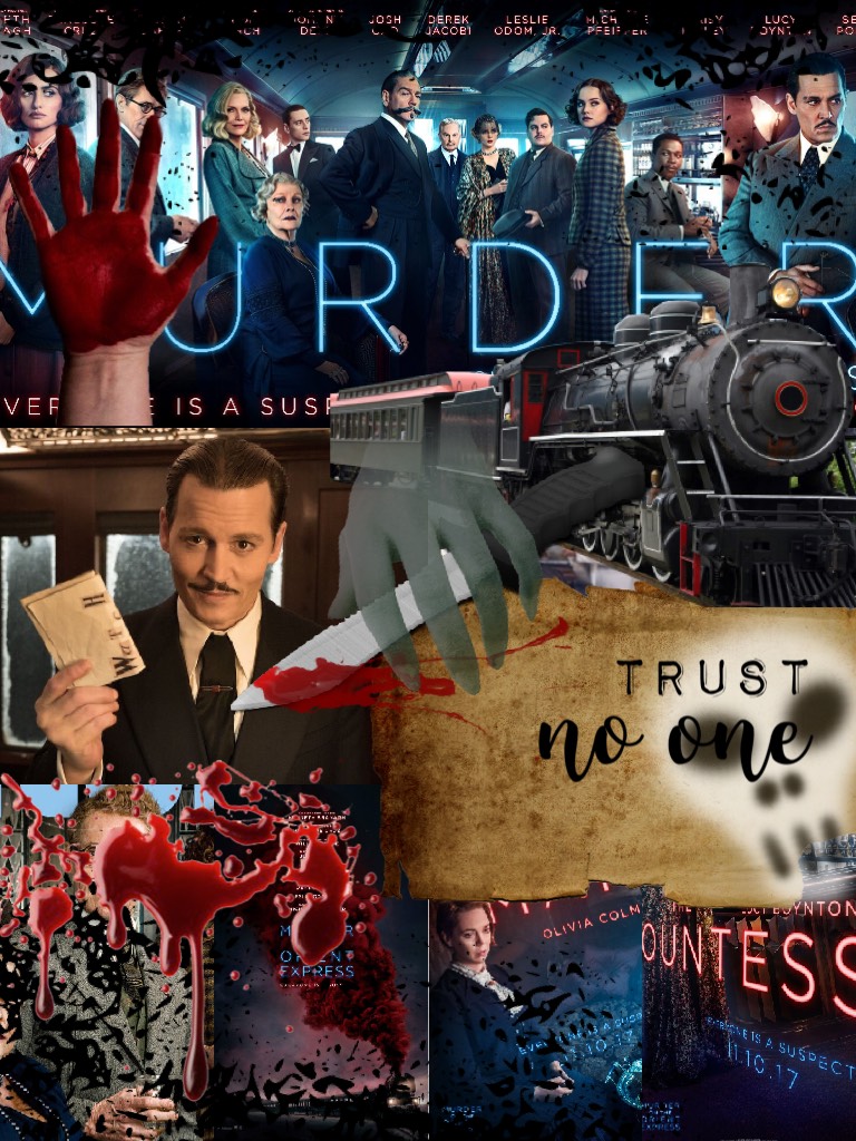 Hi peoples sorry I haven’t been posting Pic Collage wasn’t letting me back into my account. Enjoy this Murder on the Orient Express collage.