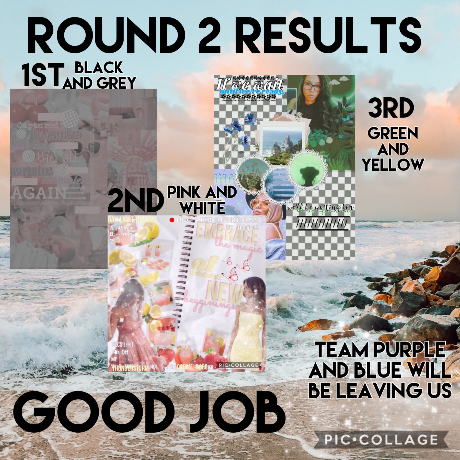 ♥️round 2 results♥️
Were back on for now