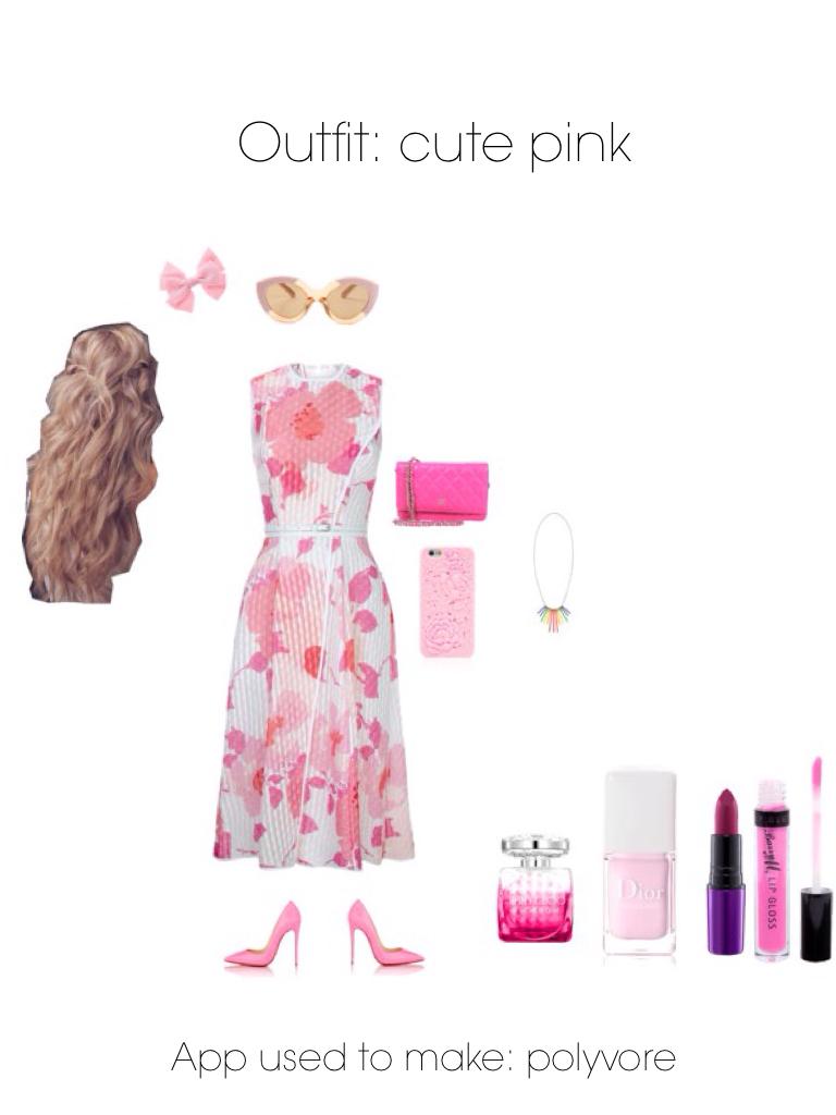 Outfit: cute pink