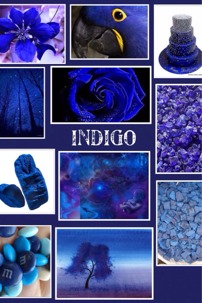 Indigo: part of colour theme