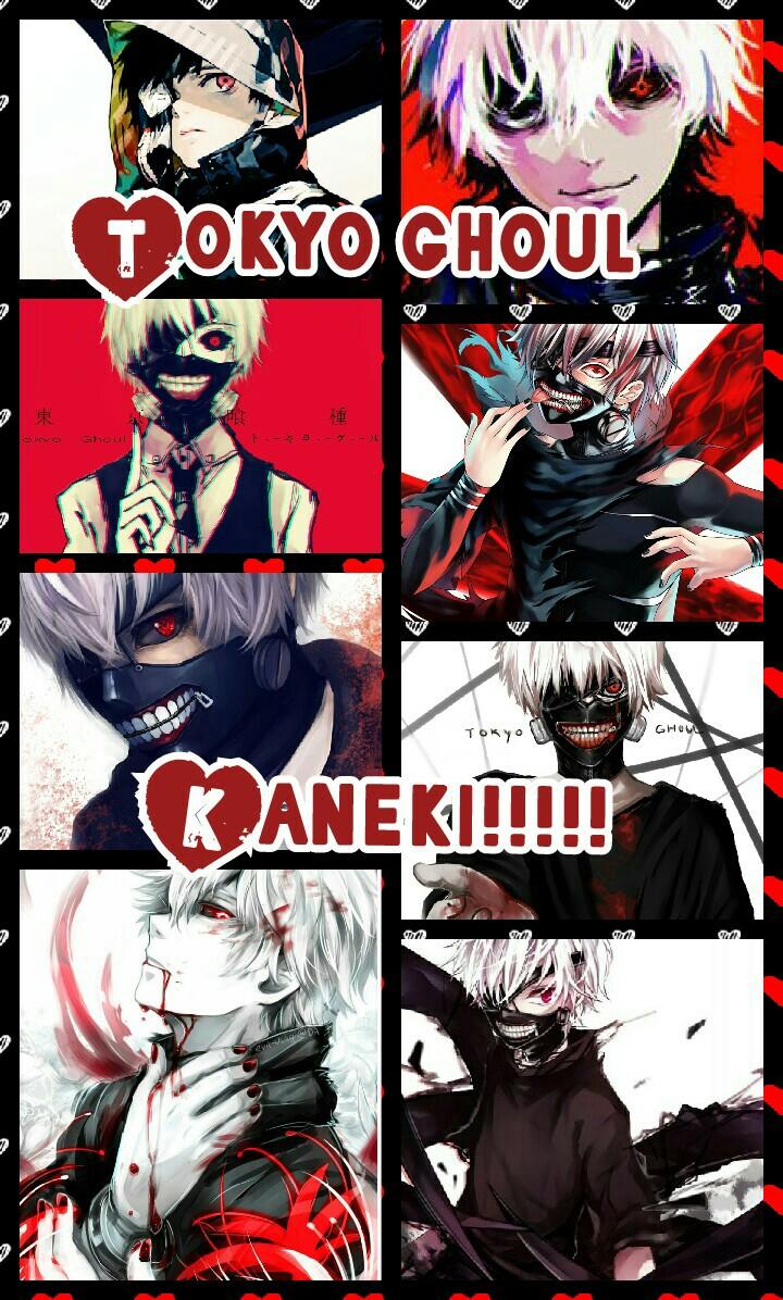 This collage is based on my other top favorite person from Tokyo Ghoul Ken Kaneki!!!!!