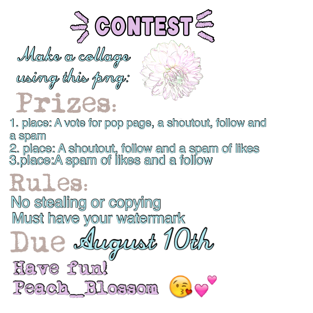Contest!🌸✨