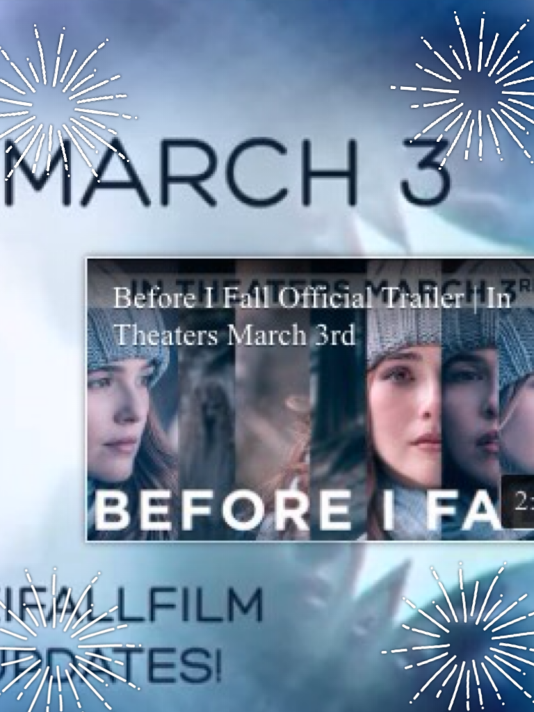 See the new movie before I fall it's the best
