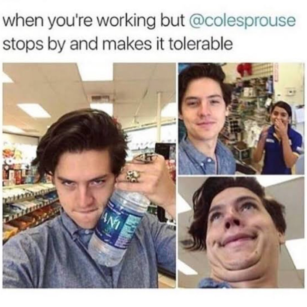 Lol #Cole_Sprouse