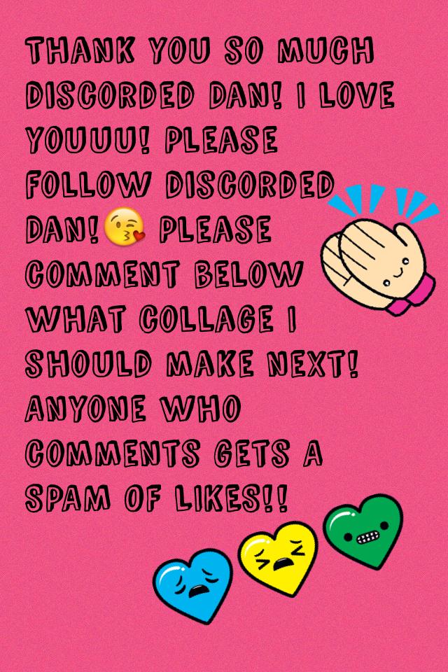 PLEASE COMMENT! I love you!!