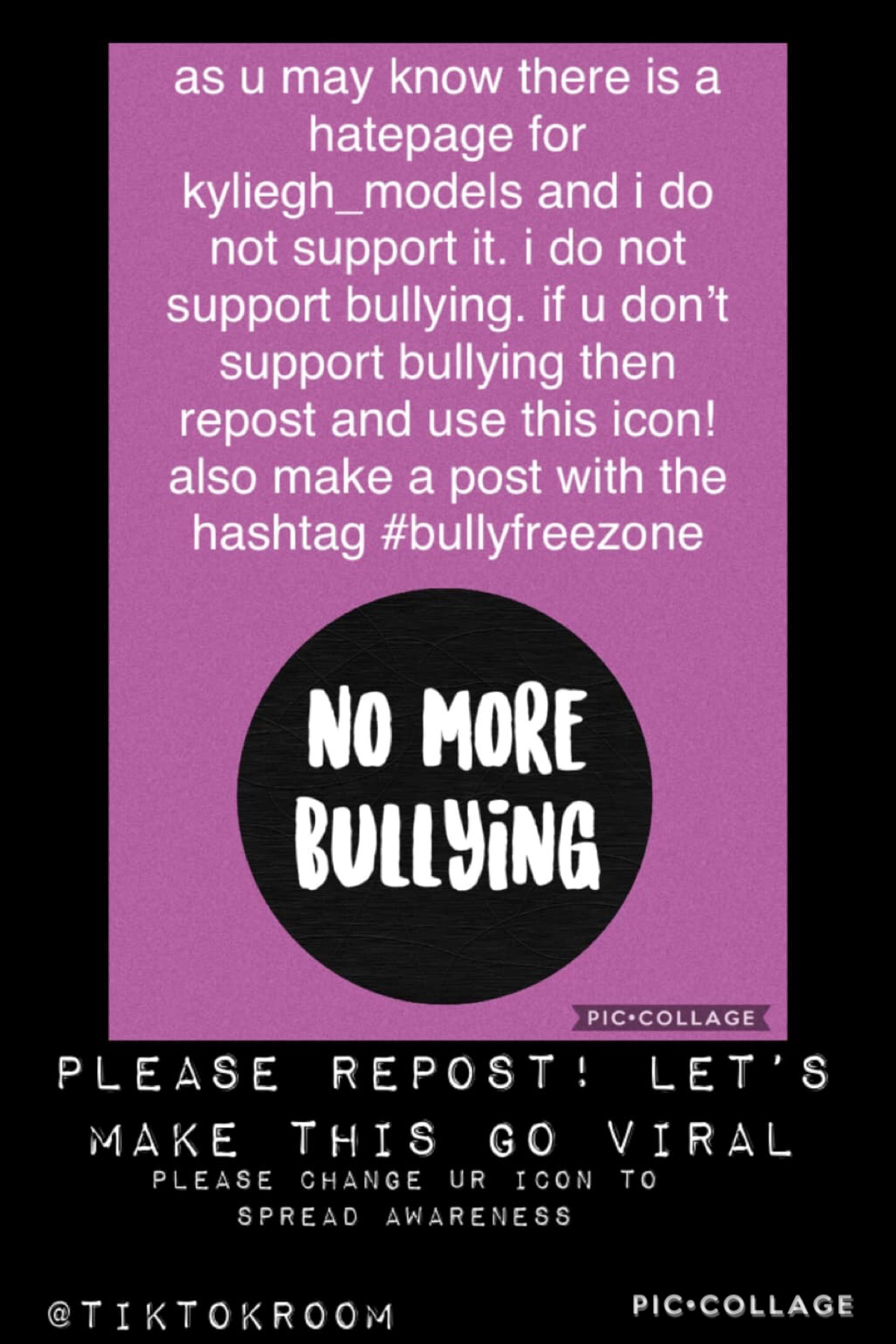 No more bullying
