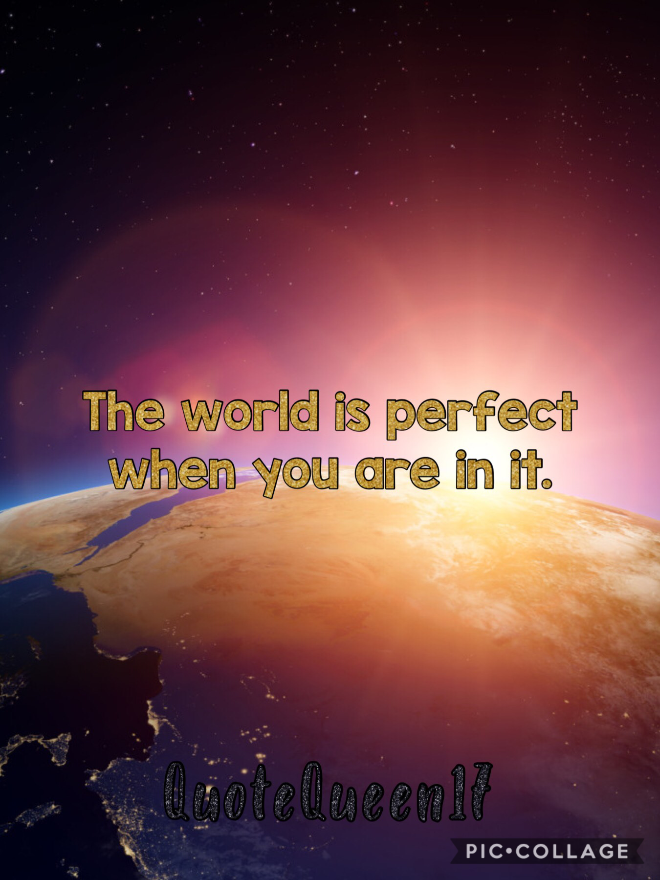 You are perfect just as you!