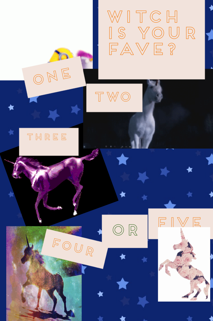 I love unicorns please tell me your fave in the comments below
