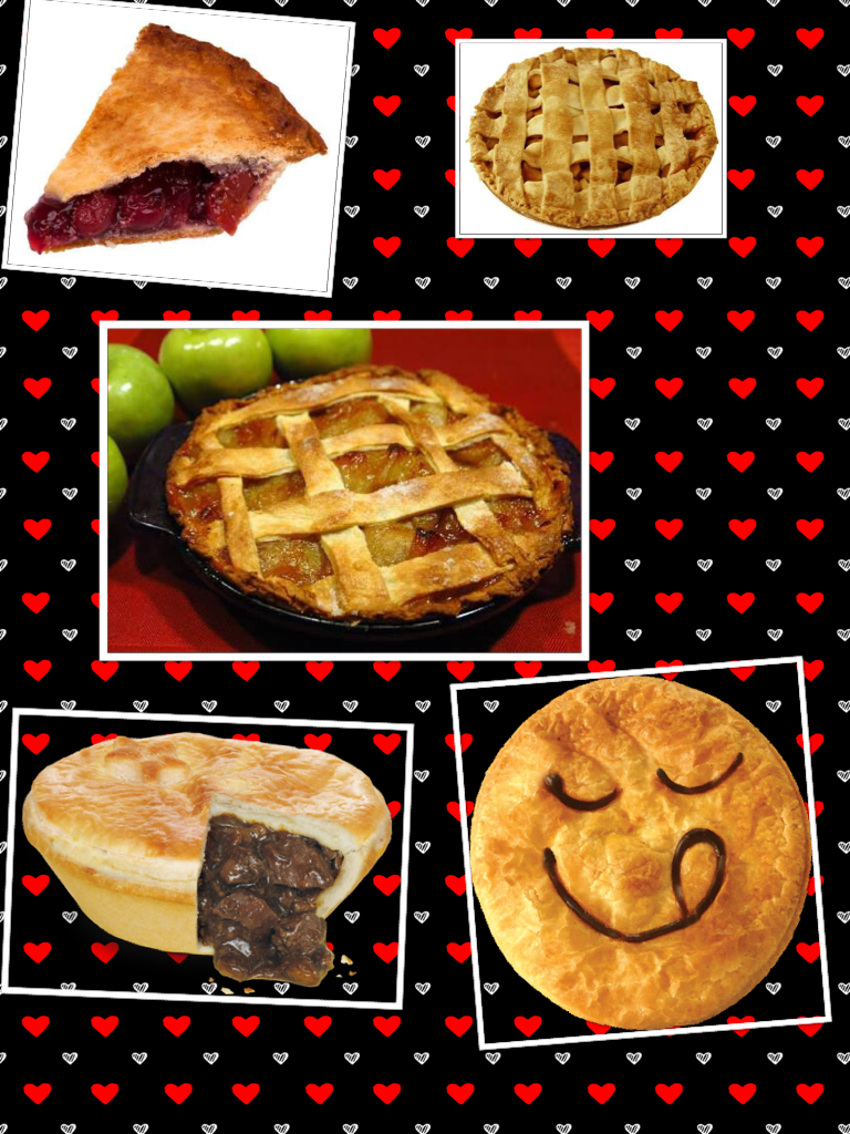 #rasberry berry pie #meat pie #apple pie