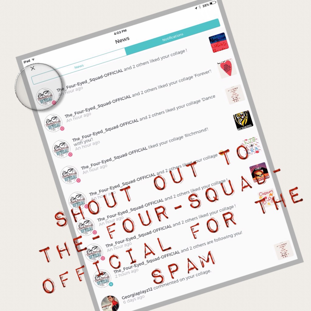 Shout out to The-Four-Squad-Official for the spam 