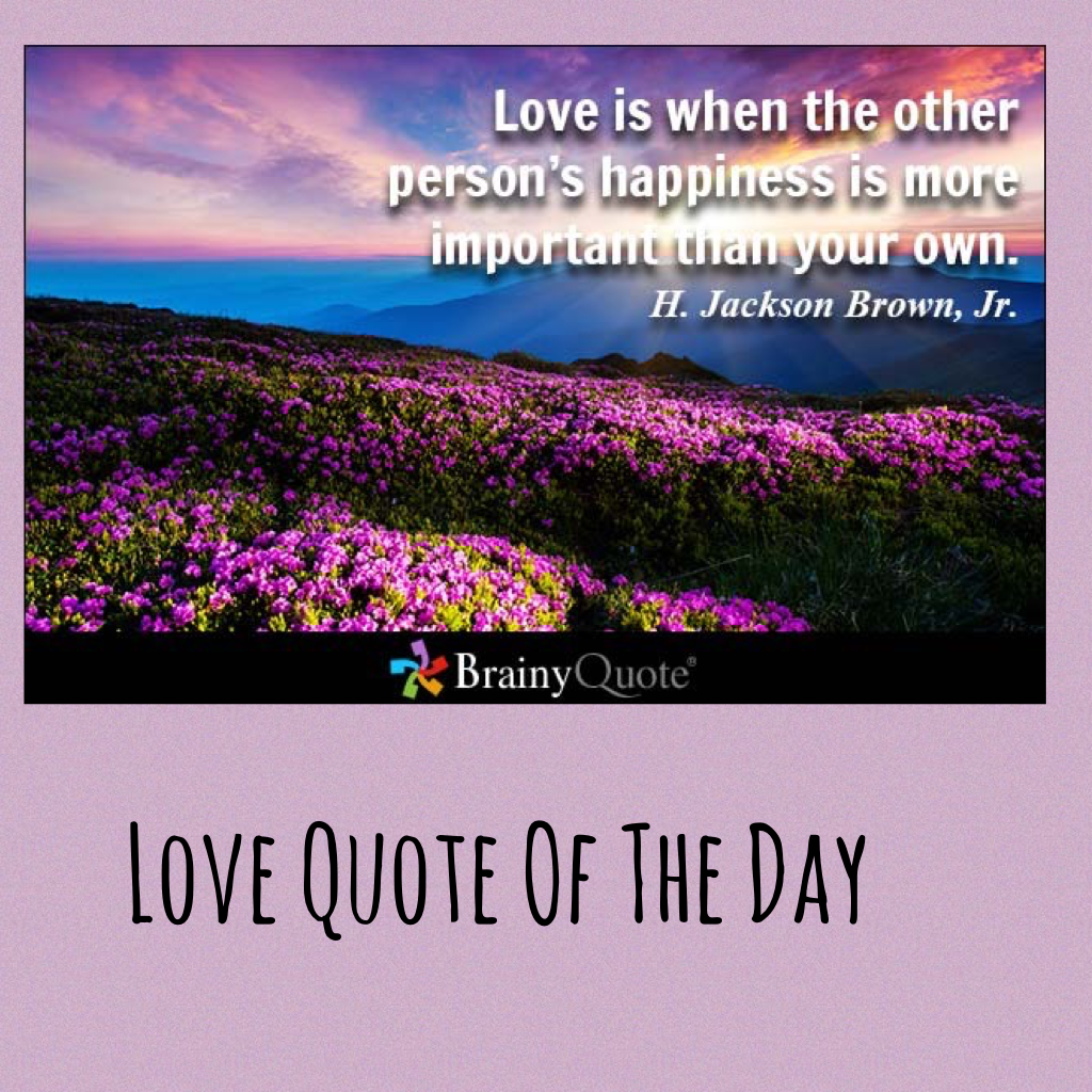 Love Quote Of The Day 