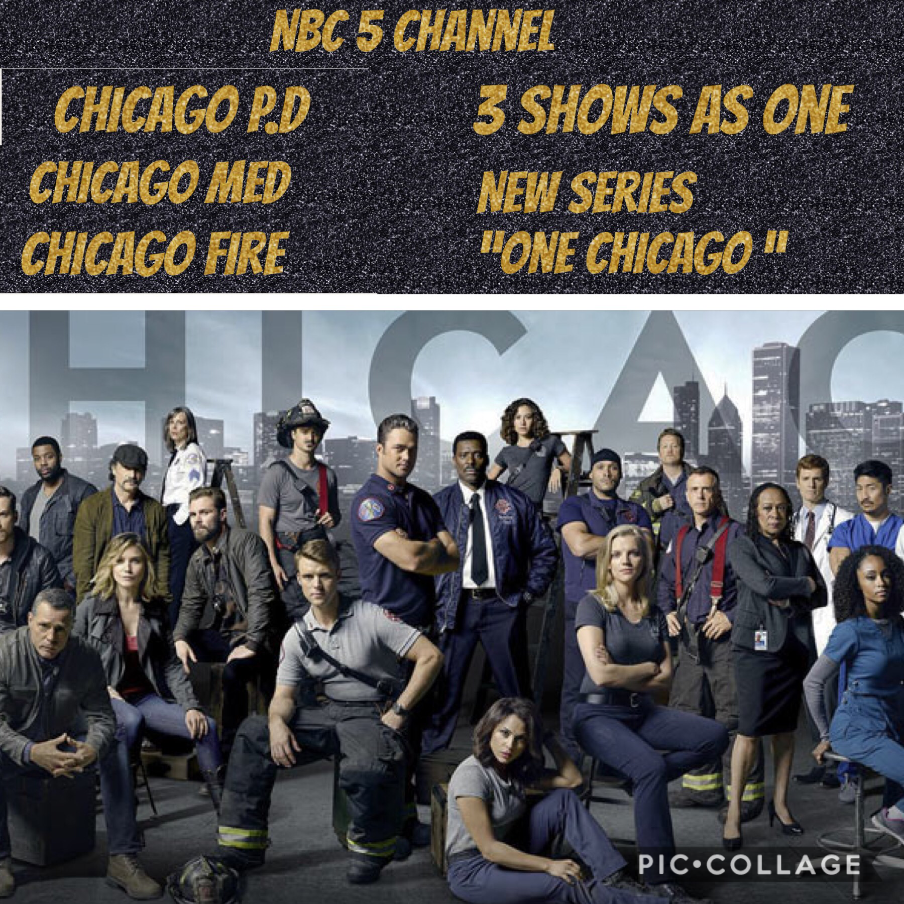 Chicago fire, Chicago p.d, and Chicago med