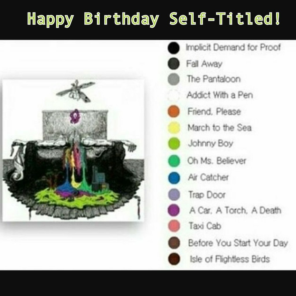 Happy Birthday Self-Titled! Definitely one of my fave albums ever! 💙💚💜🖤