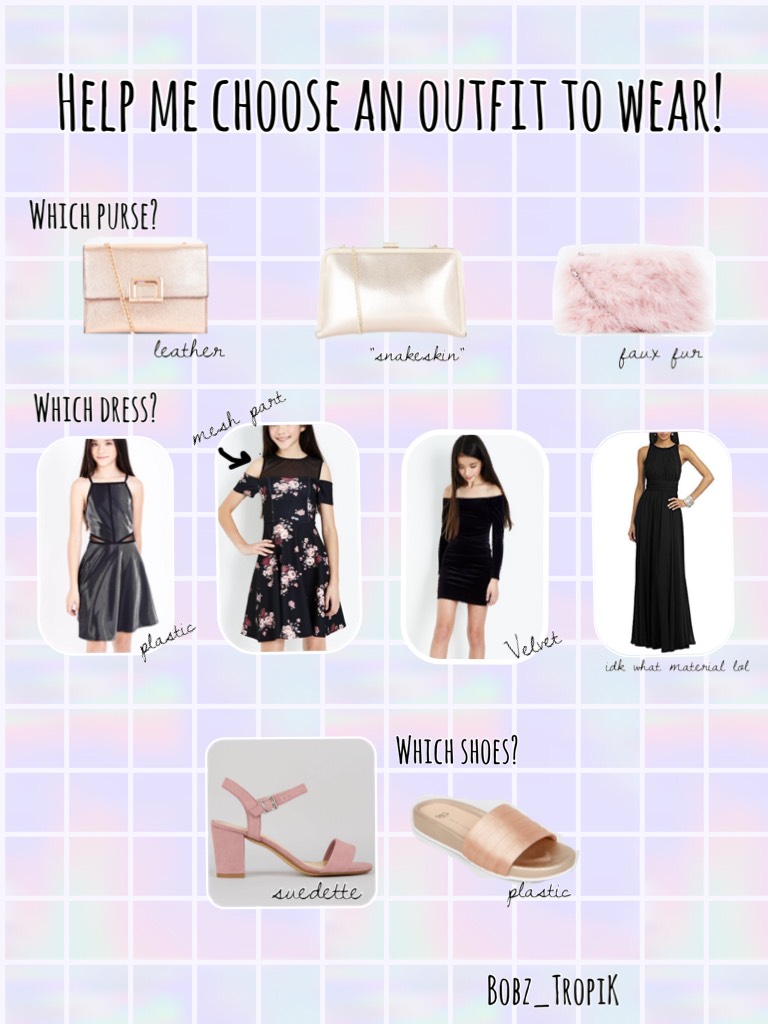 Help me choose an outfit to wear!
