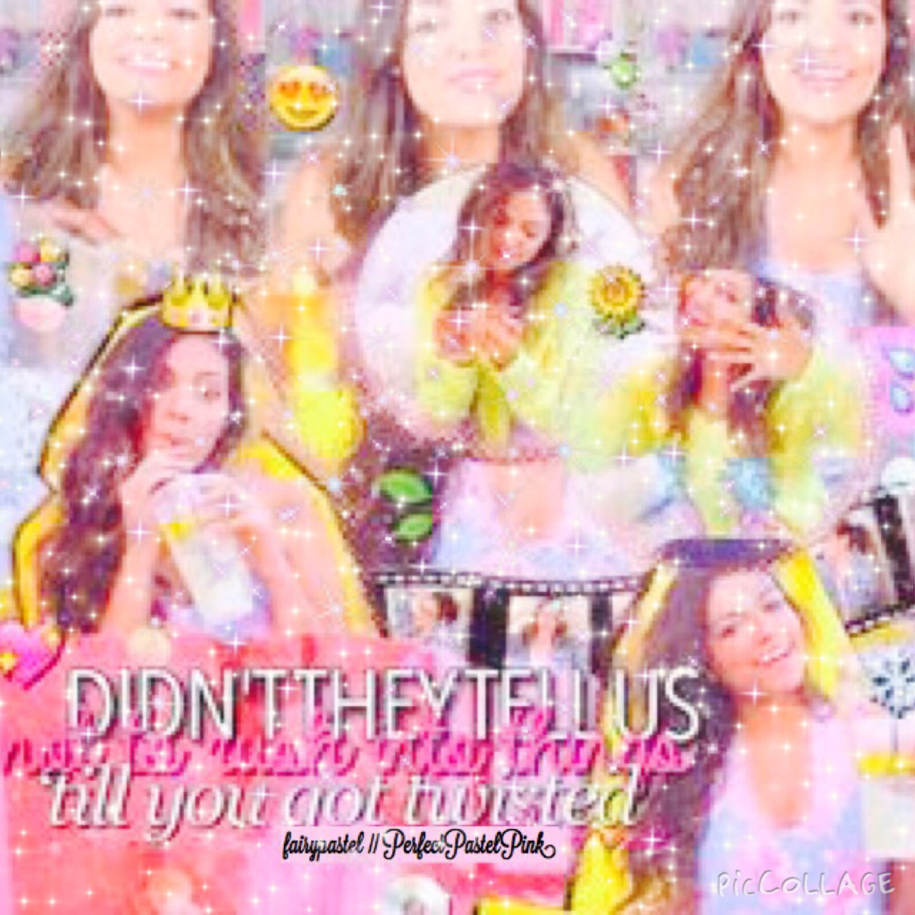 Collab with fairypastel👑 Sorry, this is kinda blurry, but hope you like it!😘✨🦄💖💕👑😍🍀💎
