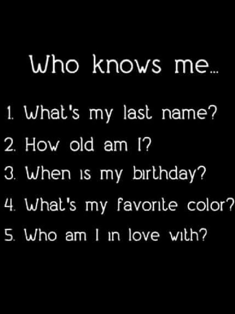 Who knows me ? Remix your answers for these questions 