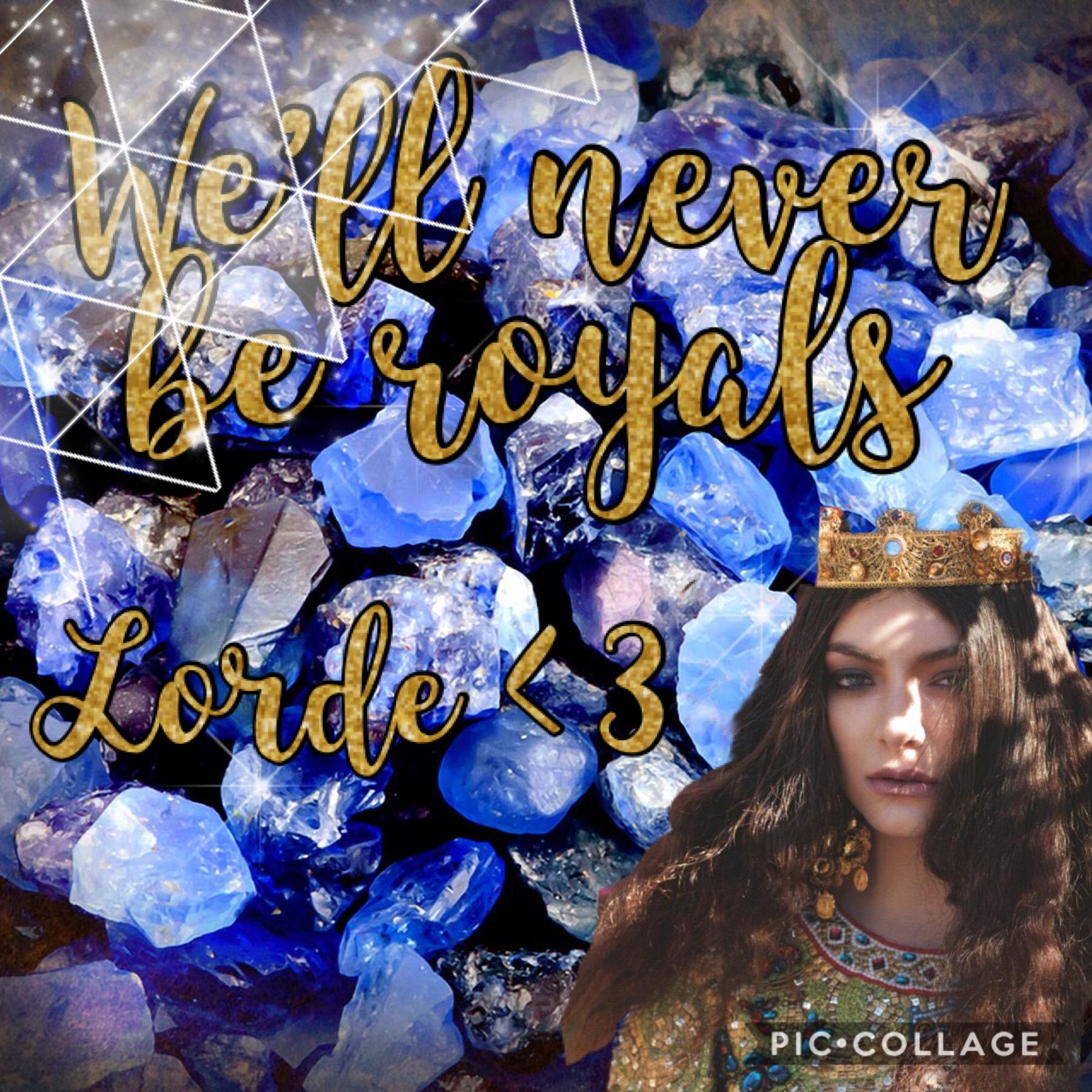 Lorde is one of my favorite singers to listen to!!! My favorite song is Royals!!! LOOK IT UP ITS SOOO GOOD!!!
