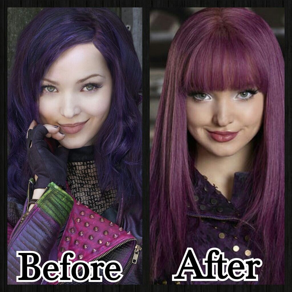 before and after #dovecameron