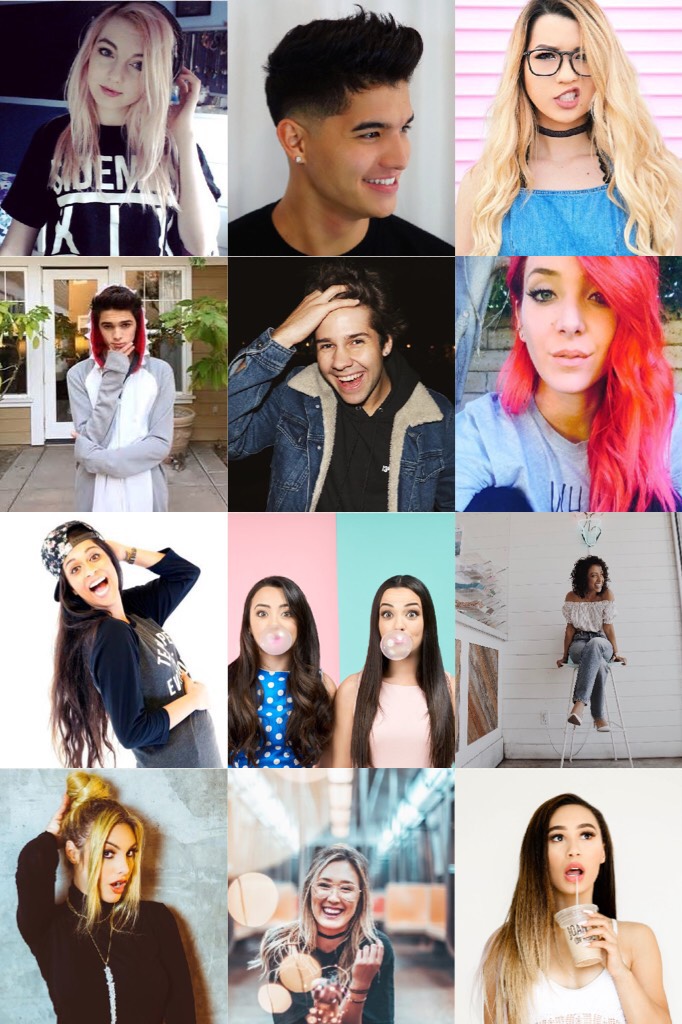 All my favourite YouTubers 💓