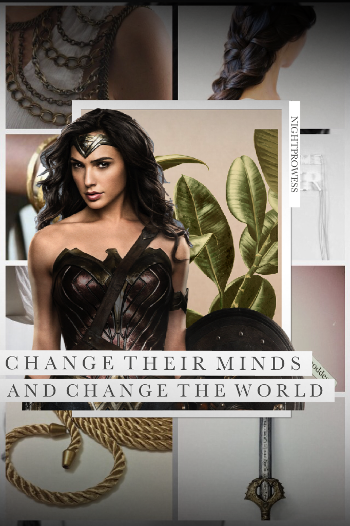 🌿Tap🌿
In honor of Justice League, I decided to make an aesthestic type collage. It was actually really easy and I made it on my phone. Ugh, I'm super stressed and sick, but whatever. I'll be on later. Bye. #GirlPower