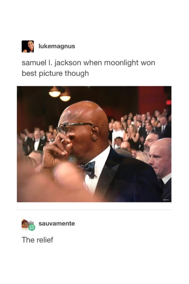 Congratulations, Moonlight. You done good.