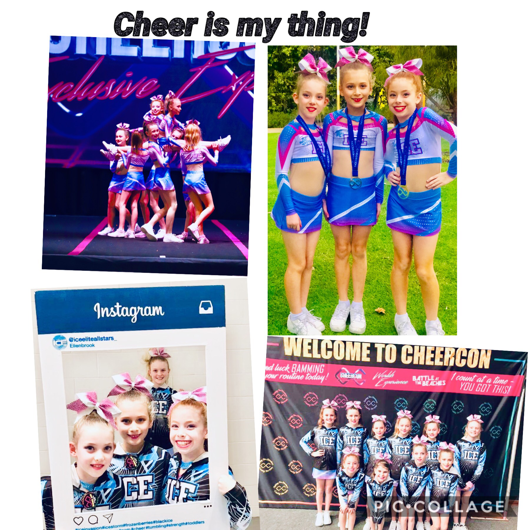 I love doing cheerleading! It’s my type of thing and if you try to talk me it of it don’t .