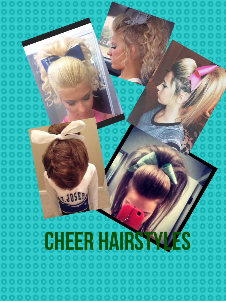Cheer hairstyles!!! :)