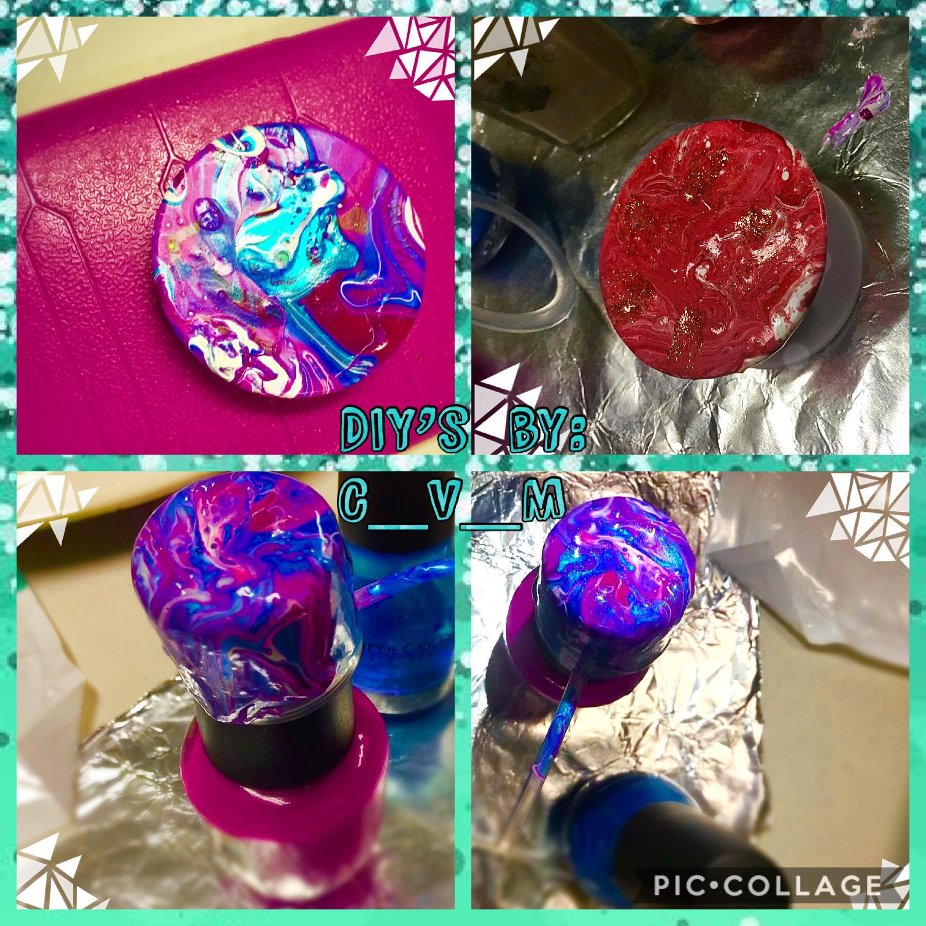                                       💕Tap 💕

Hi guys I am really into doing diys right now so 
  these are some that I’ve made. To be honest
          I really liked them how ‘bout you?
