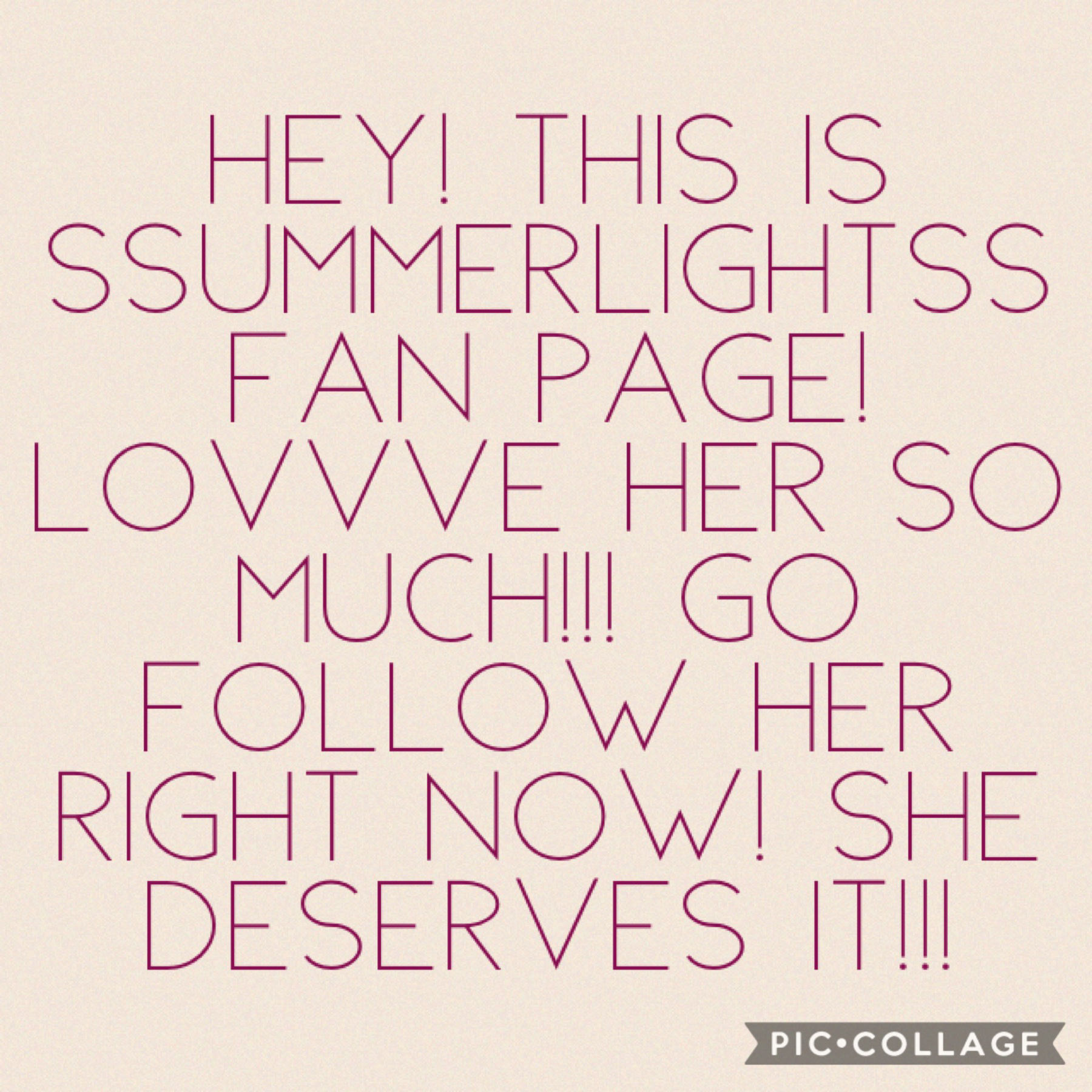 Go follow her!!!! 💓💓💓