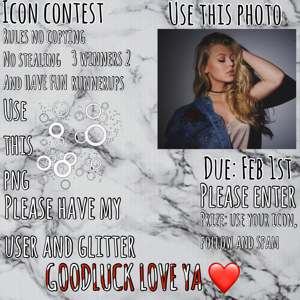 Click for contest ects.
Please enter and user the things I want (mostly u can win)
Add a lot of detail 
GOODLUCK 