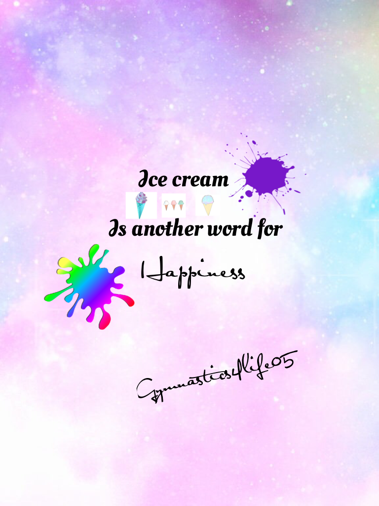 Ice cream is amazing 😝